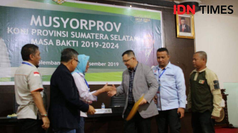 Situasi Musyawarah Olahraga Provinsi (Musorprov) KONI Sumsel 2019 (IDN Times/Feny Maulia Agustin)
