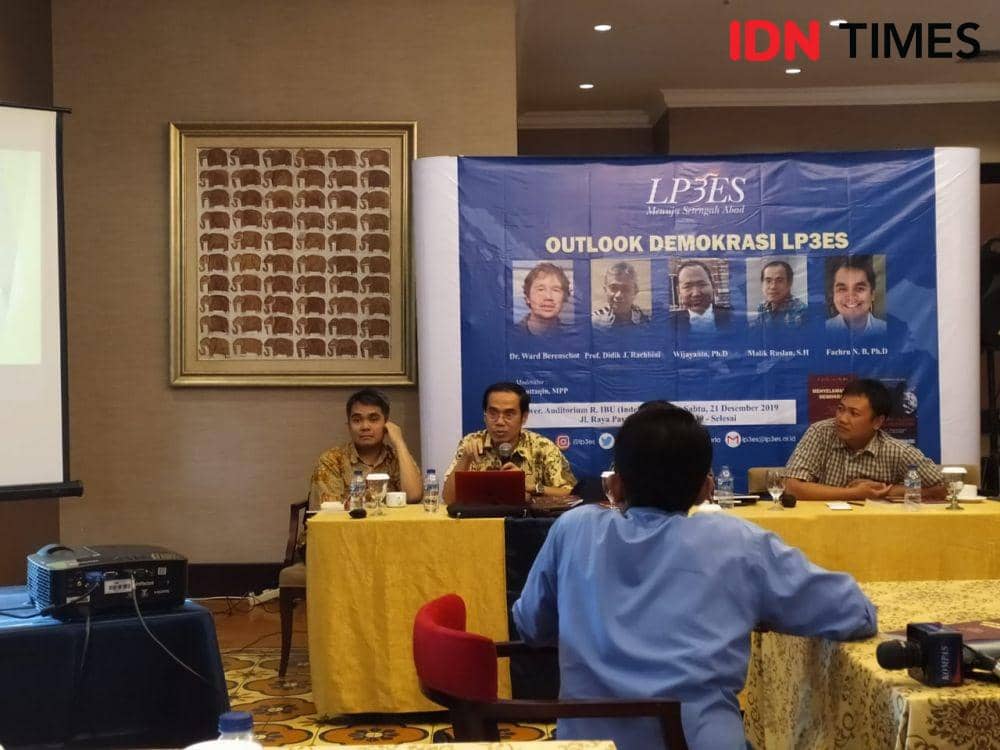 (Peneliti dan Redaktur Penerbitan Pengembangan Ilmu LP3ES Malik Ruslan) IDN Times/Aldzah Fatimah