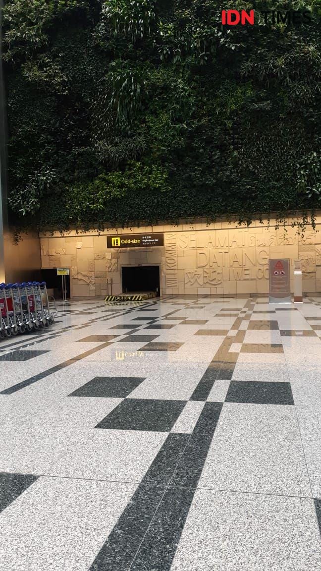 Changi Airport juga menonjolkan konsep Go Green. IDN Times/Ardiansyah Fajar