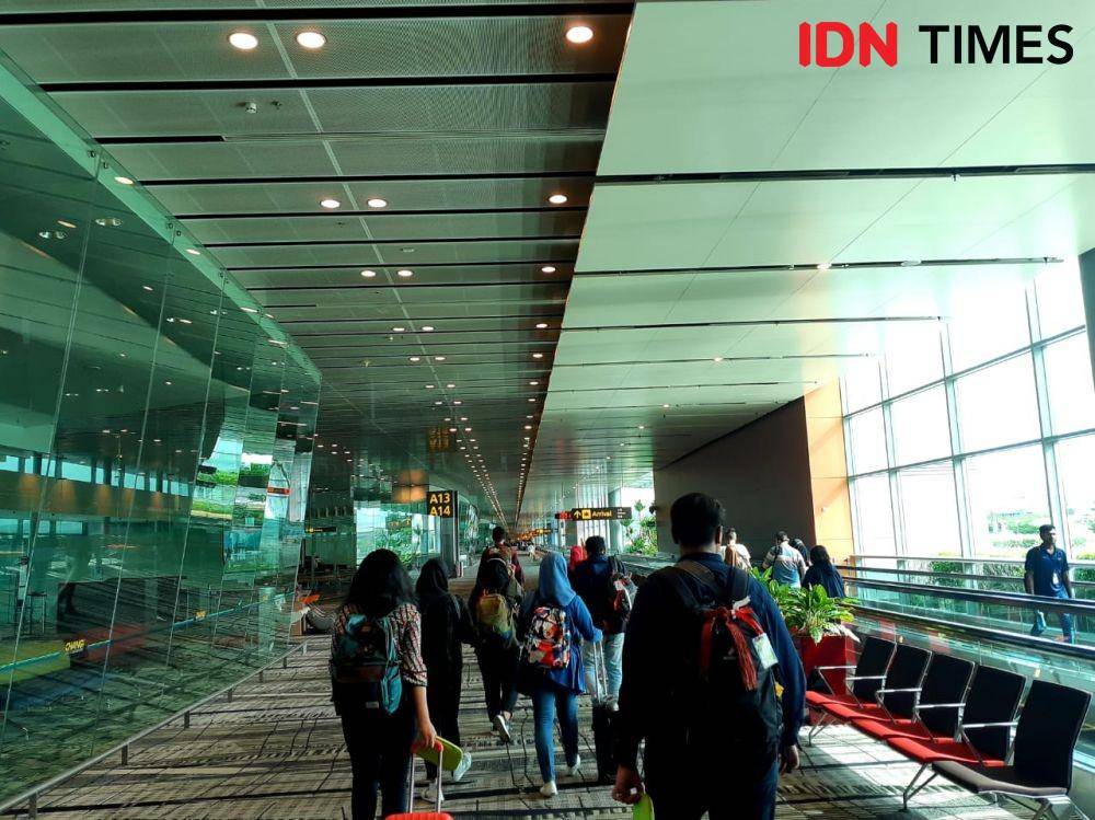 Suasana Changi Airport, Singapura. IDN Times/Ardiansyah Fajar.