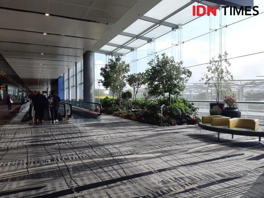 Suasana Changi Airport, Singapura. IDN Times/Ardiansyah Fajar