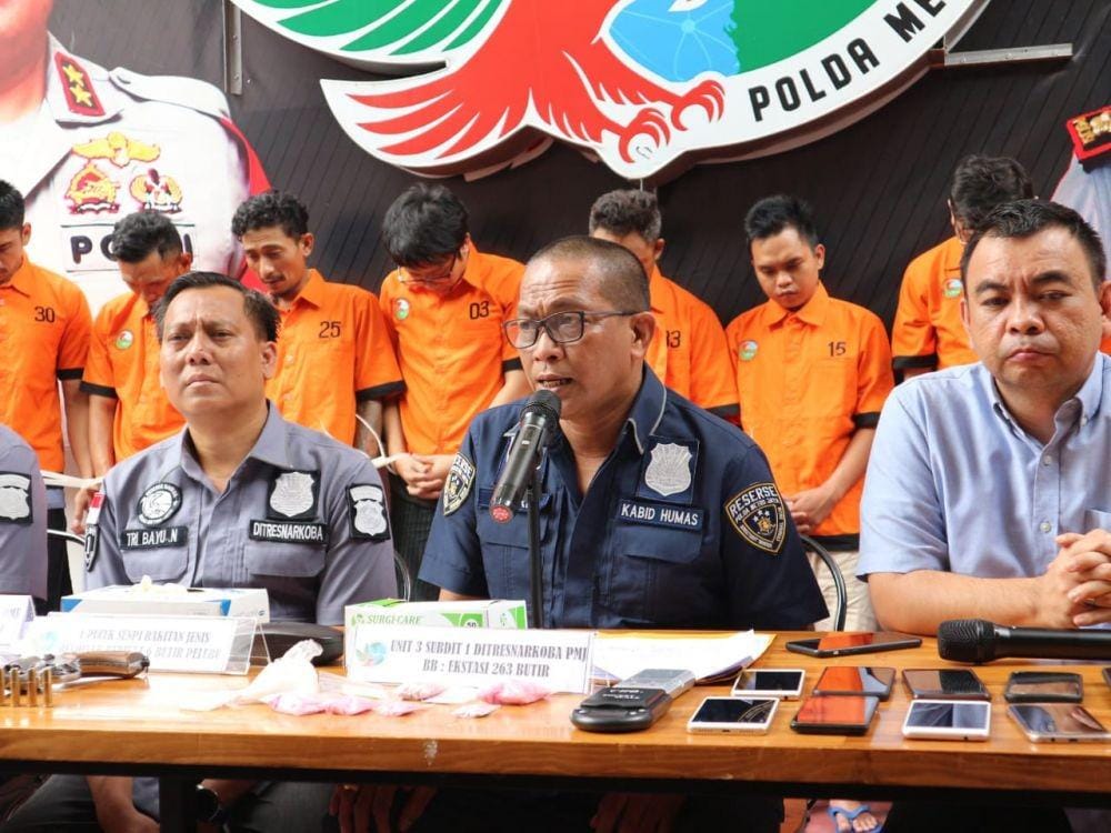 Ditresnarkoba Polda Metro Jaya menangkap sejumlah bandar narkoba, satu ditembak mati, Minggu (22/12)/Foto.istimewa