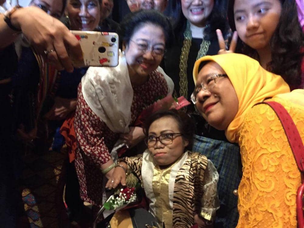 Ketua Dewan Pengarah Badan Pembinaan Ideologi Pancasila (BPIP) Megawati menghadiri peringatan Hari Ibu, Jakarta, Minggu (22/12). (Istimewa)