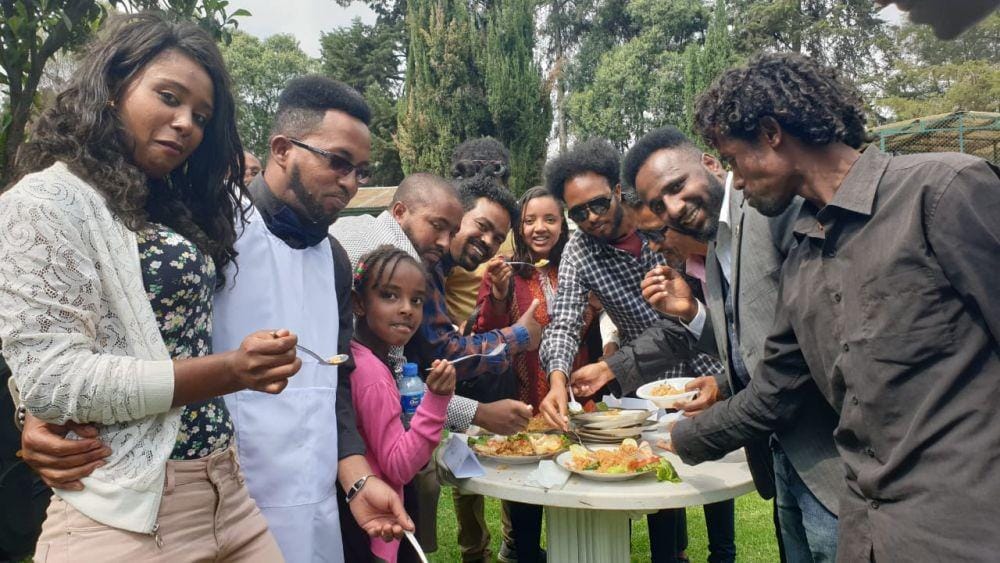 Peringatan Hari Ibu KBRI Addis Ababa selenggarakan lomba memasak nasi goreng (Doc. Istimewa)