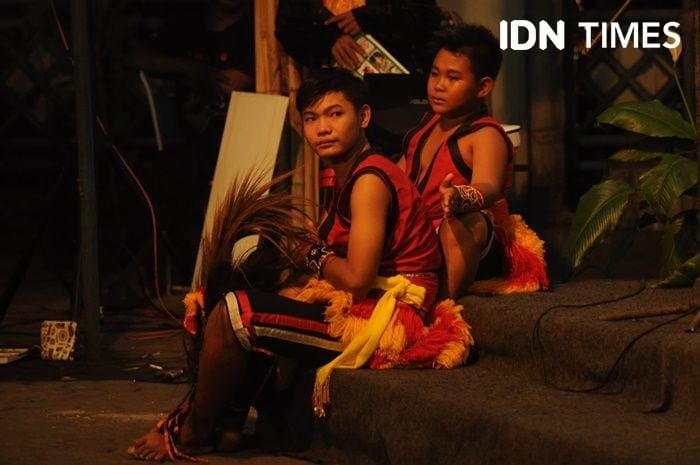 Pemain Bujang Ganong dalam Reog Ponorogo di Bentara Budaya Yogyakarta, 21 Desember 2019. IDN Times/Pito Agustin Rudiana