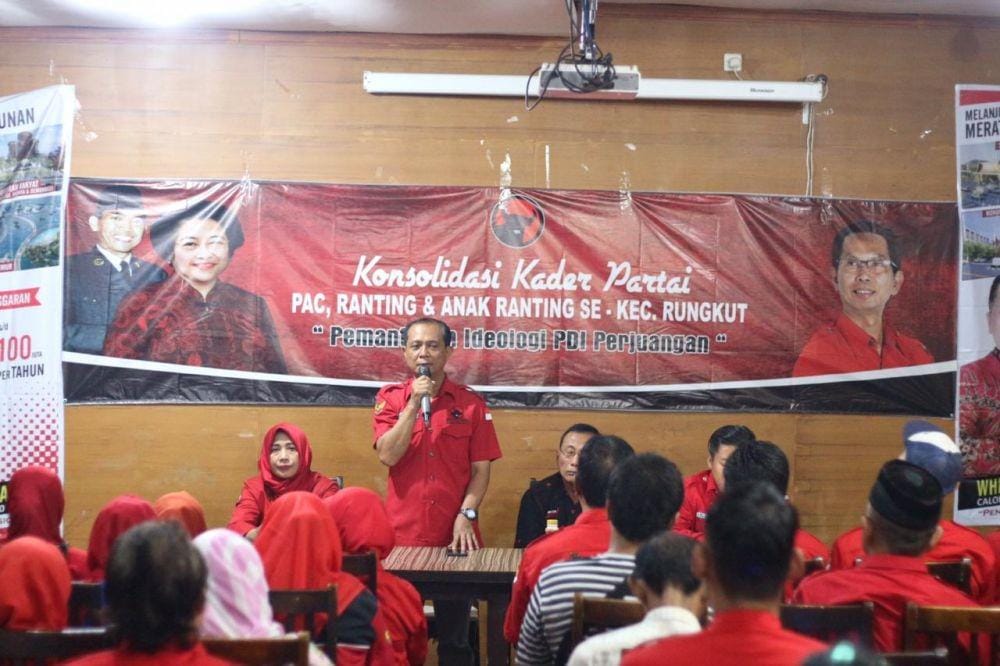 Konsolidasi PDIP Surabaya di wilayah Rungkut. IDN Times/Dok. Istimewa