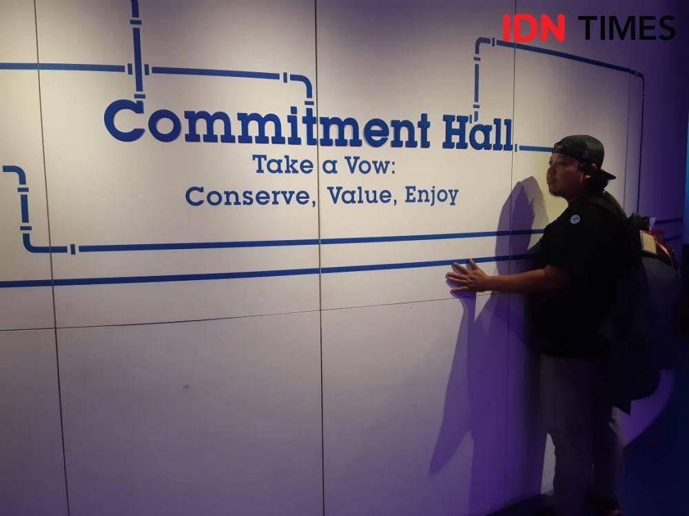 NEWater Visitor Center (NVC), tempat pengelolaan air bersih di Singapura. IDN Times/Ardiansyah Fajar