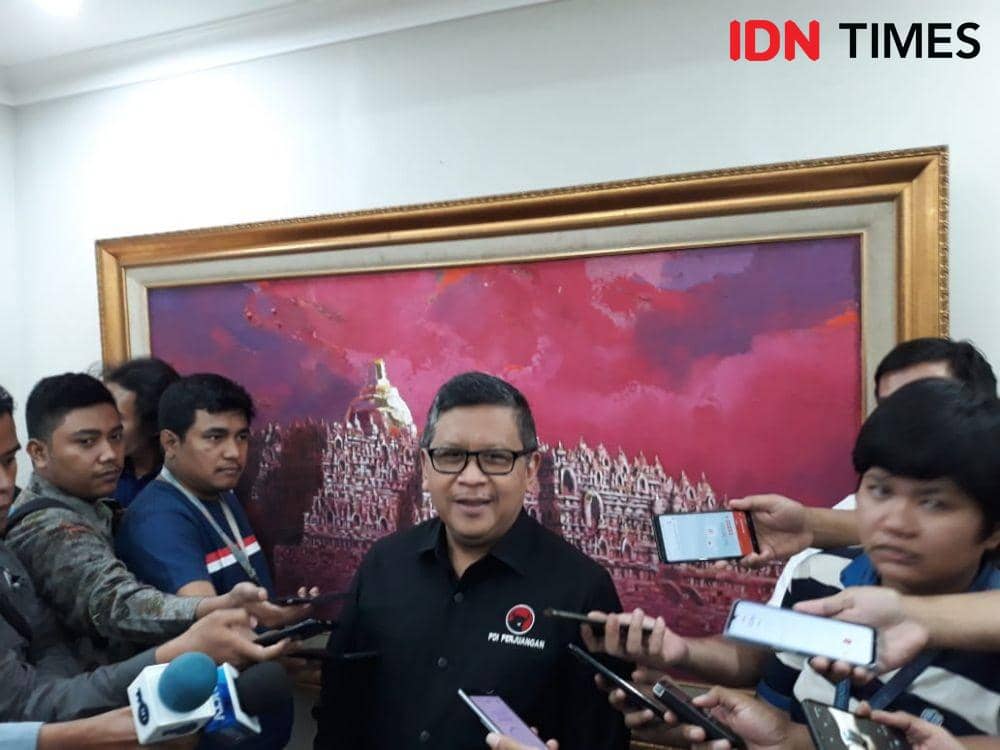 Sekjen PDI Perjuangan Hasto Kristiyanto (IDN Times/Fitang Budhi Adhitia)