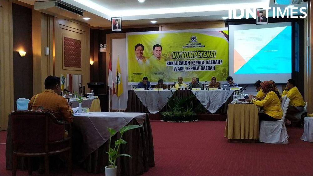 Uji kompetensi kandidat kepala daerah di Golkar Sulsel. IDN Times/Aan Pranata