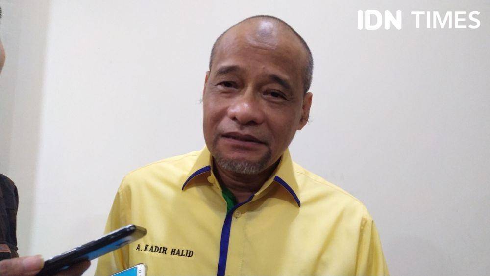 Ketua Bappilu Partai Golkar Sulsel Kadir Halid. IDN Times/Aan Pranata
