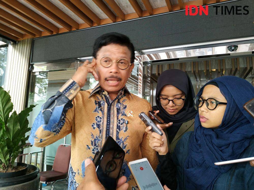 Menkominfo Johnny G. Plate. (IDN Times/Hana Adi Perdana)