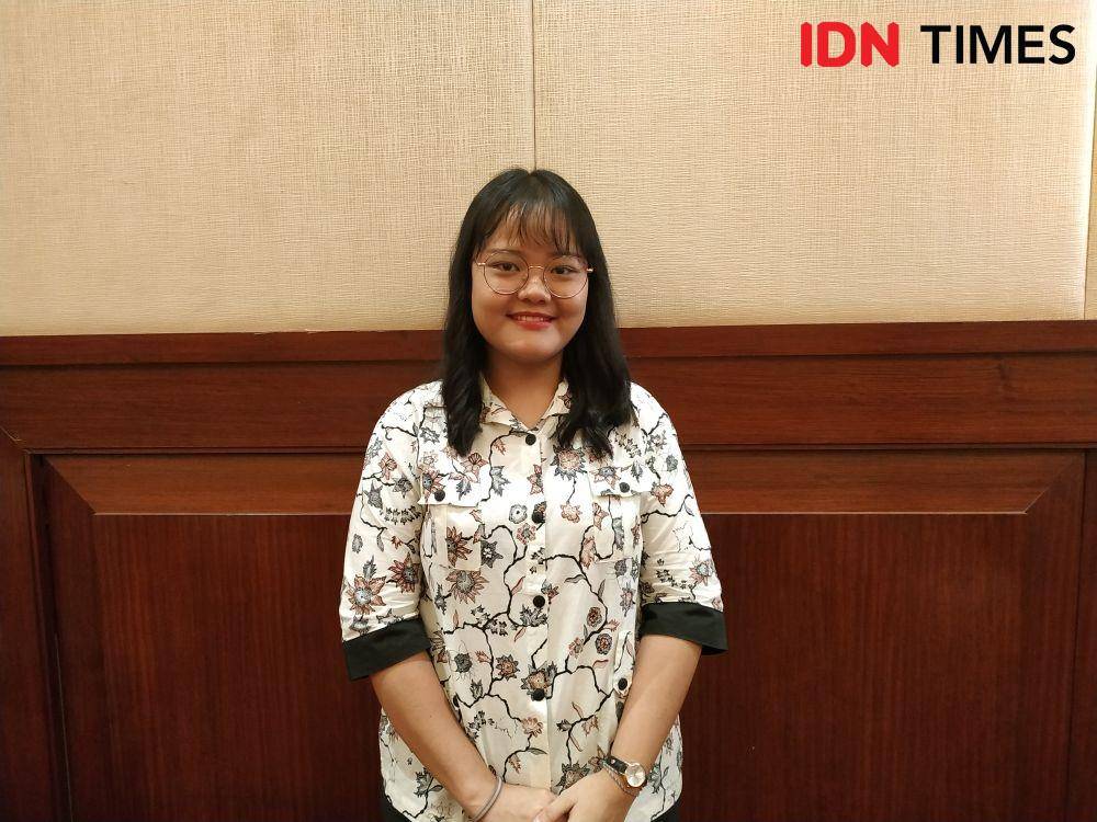 peraih beasiswa dari Korea Foundation, Vania Josephine dalam 2019 KF Friends Network di Jakarta. 23 Desember 2019. IDN Times/Nadia Umara