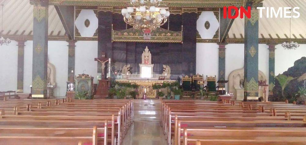 Ilustrasi Gereja HKTY Ganjuran. IDN Times/Daruwaskita