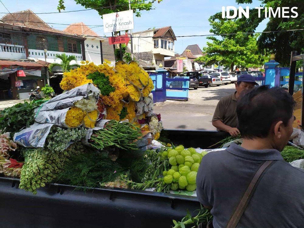 Penjual bunga potong di Kotabaru, Yogyakarta. IDN Times/Siti Umaiyah