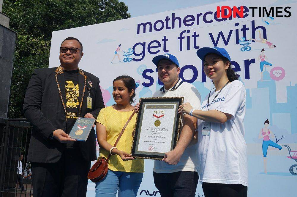 Get Fit With Stroller di Jakarta. 22 Desember 2019. IDN Times/Syarifah Noer Aulia
