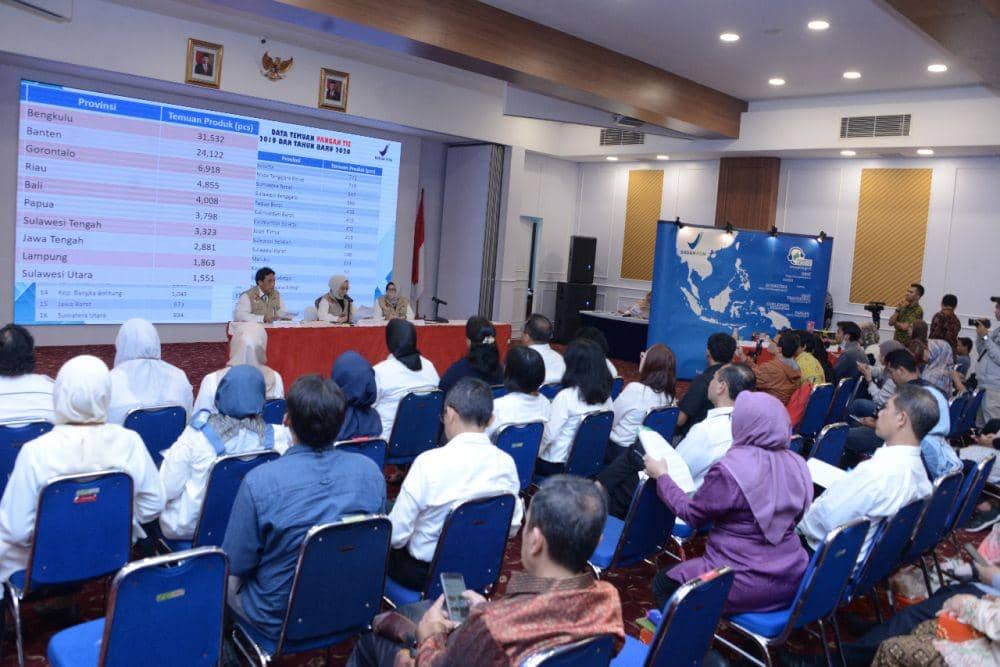 Badan POM menemukan Rp3,97 miliar pangan Tidak Memenuhi Ketentuan jelang Natal 2019 dan Tahun Baru 2020 (Dok. BPOM)