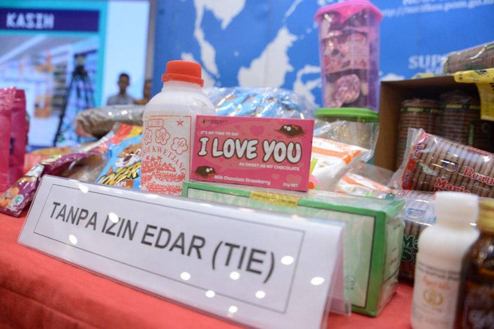 Badan POM menemukan Rp3,97 miliar pangan Tidak Memenuhi Ketentuan jelang Natal dan Tahun Baru (Dok. BPOM)