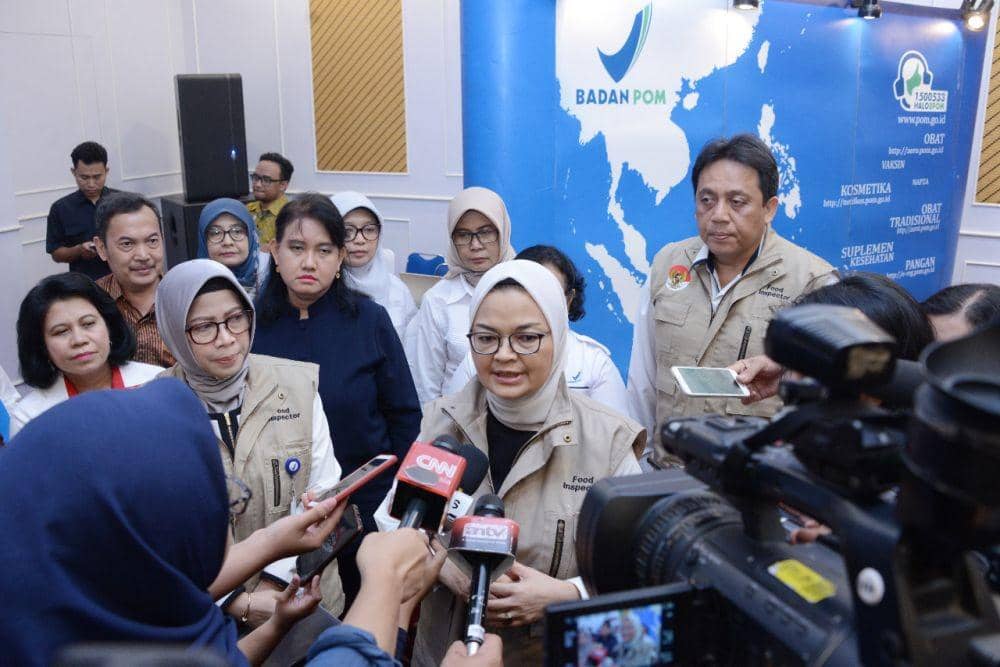 Badan POM menemukan Rp3,97 miliar pangan Tidak Memenuhi Ketentuan jelang Natal 2019 dan Tahun Baru 2020 (Dok. BPOM)