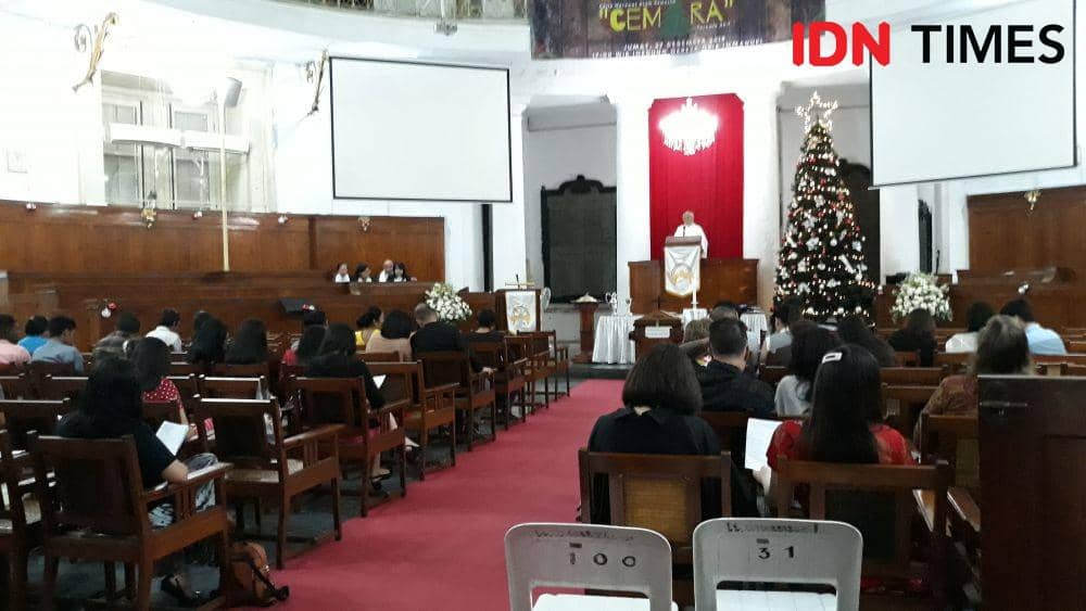 Gereja Immanuel, Jakarta Pusat, Rabu 25 Desember 2019 (IDN Times/Teatrika Handiko Putri)