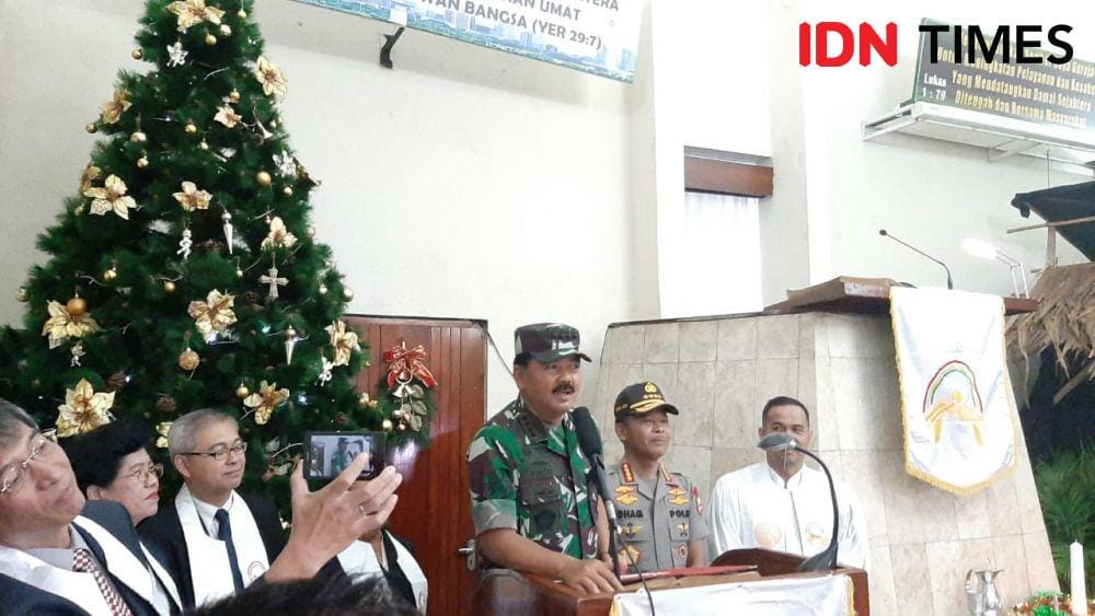 Panglima TNI Marsekal Hadi Tjahjanto (IDN Times/Irfan Fathurohman)