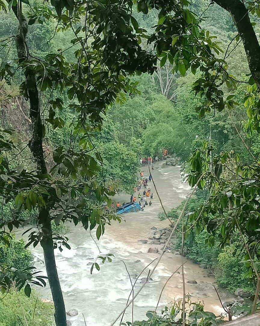 Kondisi jurang tempat jatuhnya bus Sriwijaya (IDN Times/Istimewa)