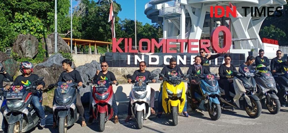 Komunitas Max Binjai touring dari Binjai ke Sabang, Aceh (IDN Times/Bambang Suhandoko)