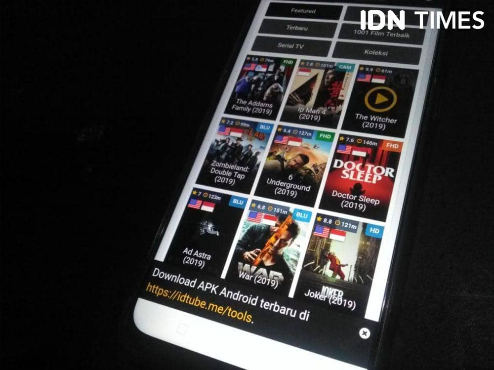 Situs nonton film streaming IndoXXI akan pamit (IDN TImes/Doni Hermawan)