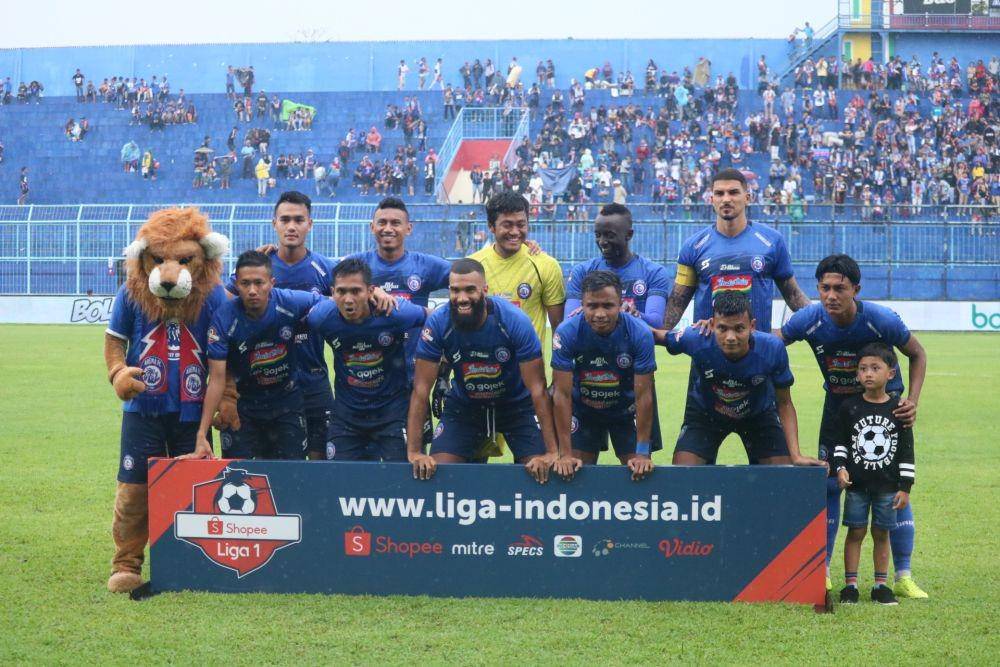 Tim Arema FC saat berlaga di Liga 1 2019. IDN Times/ Alfi Ramadana