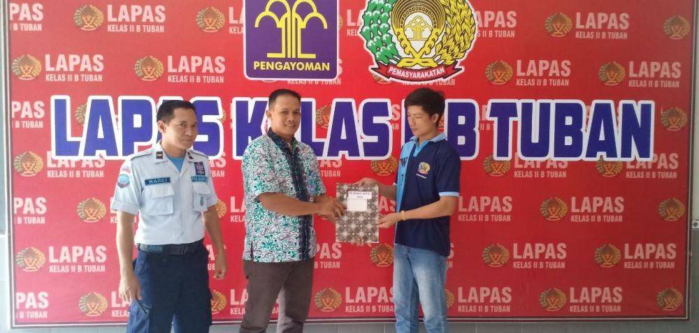 Petrus salah satu Napi di Tuban yang mendapatkan potongan masa tahanan sebanyak 15 hari. IDN Times/ Dok. Lapas Tuban
