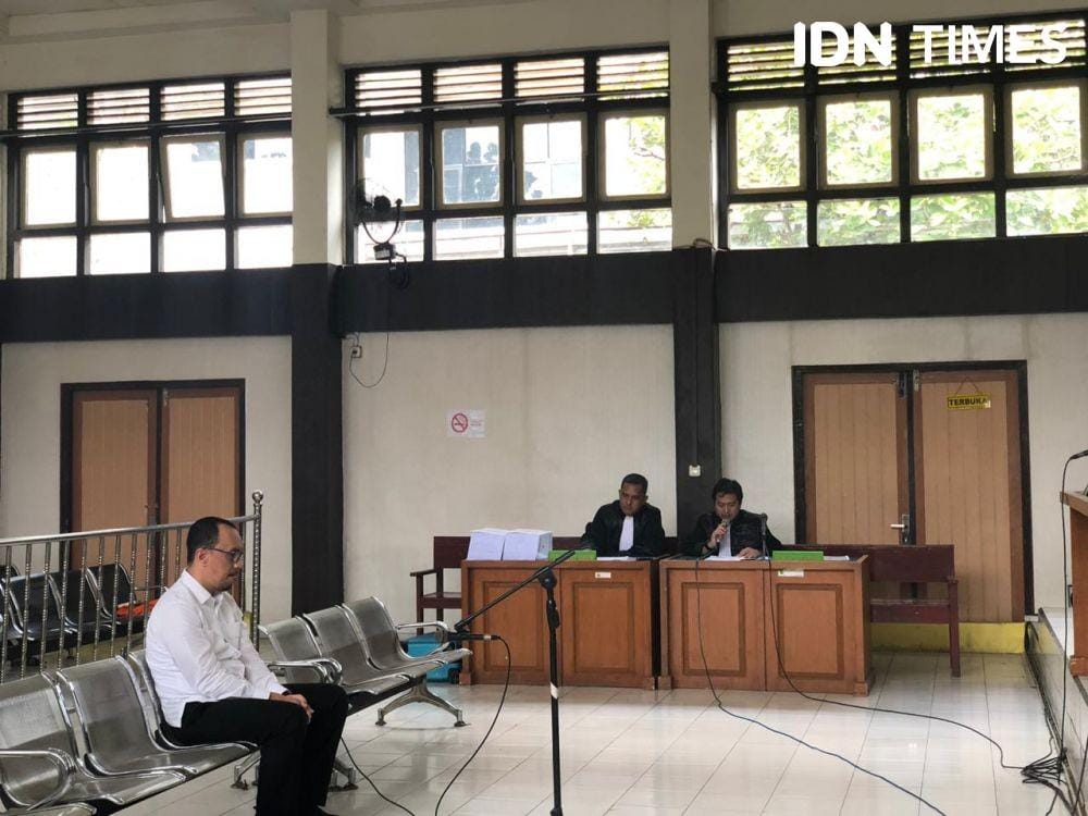 Jalannya sidang di PN Palembang (IDN Times/Rangga Erfizal)
