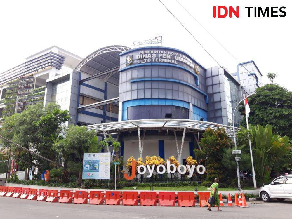 Park and Ride Terminal Intermoda Joyoboyo yang mulai diuji coba, Rabu (25/12). IDN Times/Fitria Madia