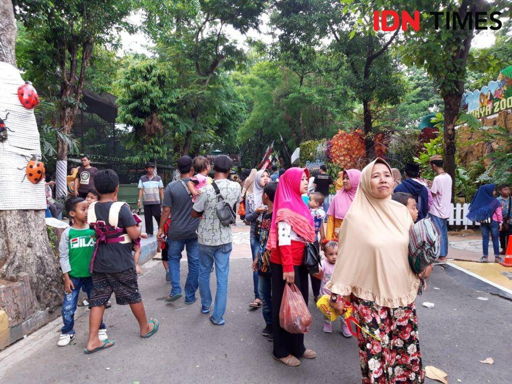 Suasana KBS yang dipadati wisatawan saat libur Natal, Rabu (25/12). IDN Times/Fitria Madia