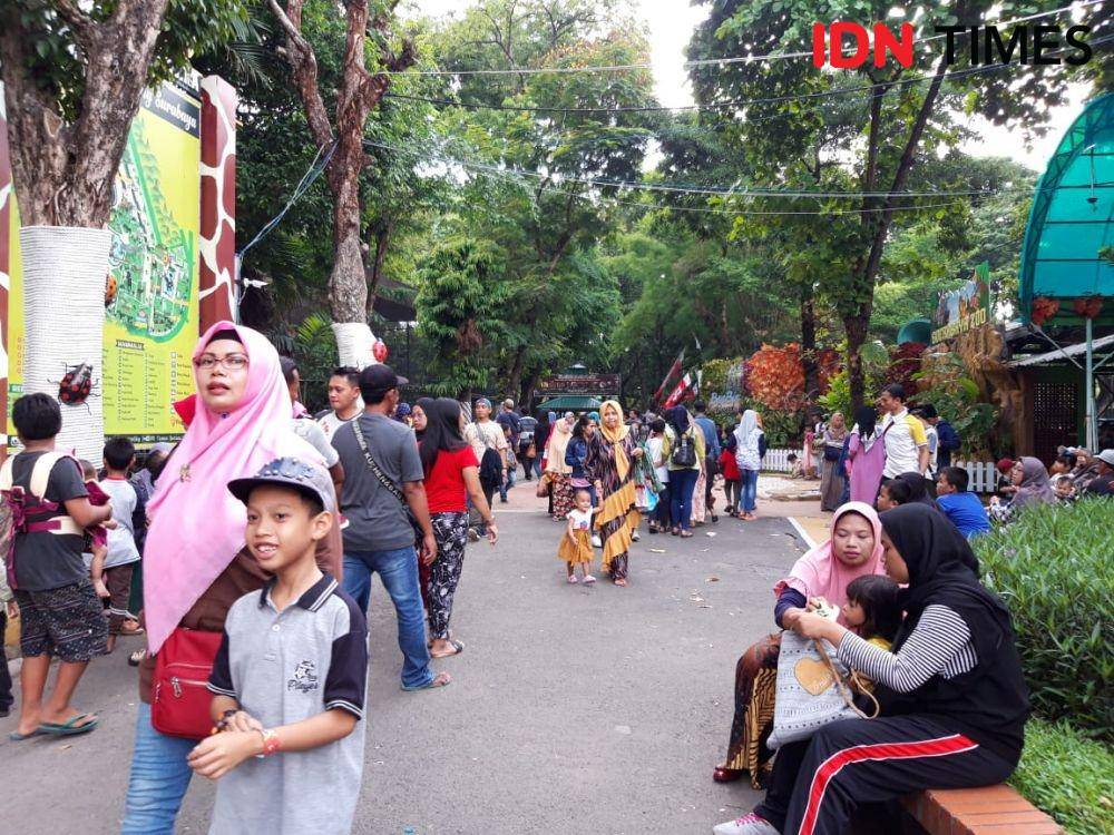 Suasana KBS yang dipadati wisatawan saat libur Natal, Rabu (25/12). IDN Times/Fitria Madia