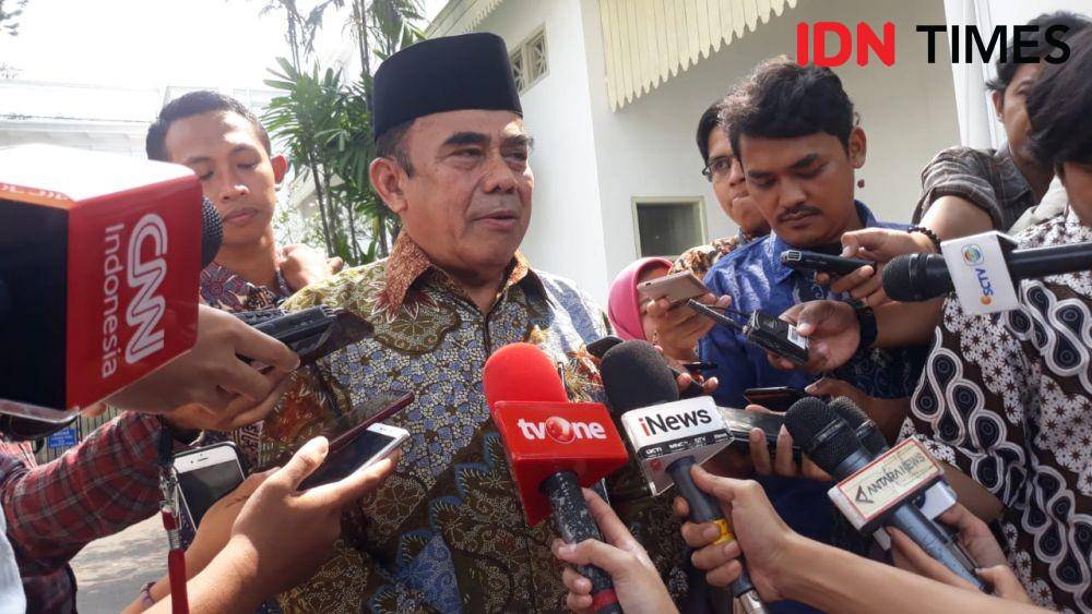 Menteri Agama Fachrul Razi di Kompleks Istana Negara, Jakarta Pusat, Kamis 26 Desember 2019 (IDN Times/Teatrika Handiko Putri)