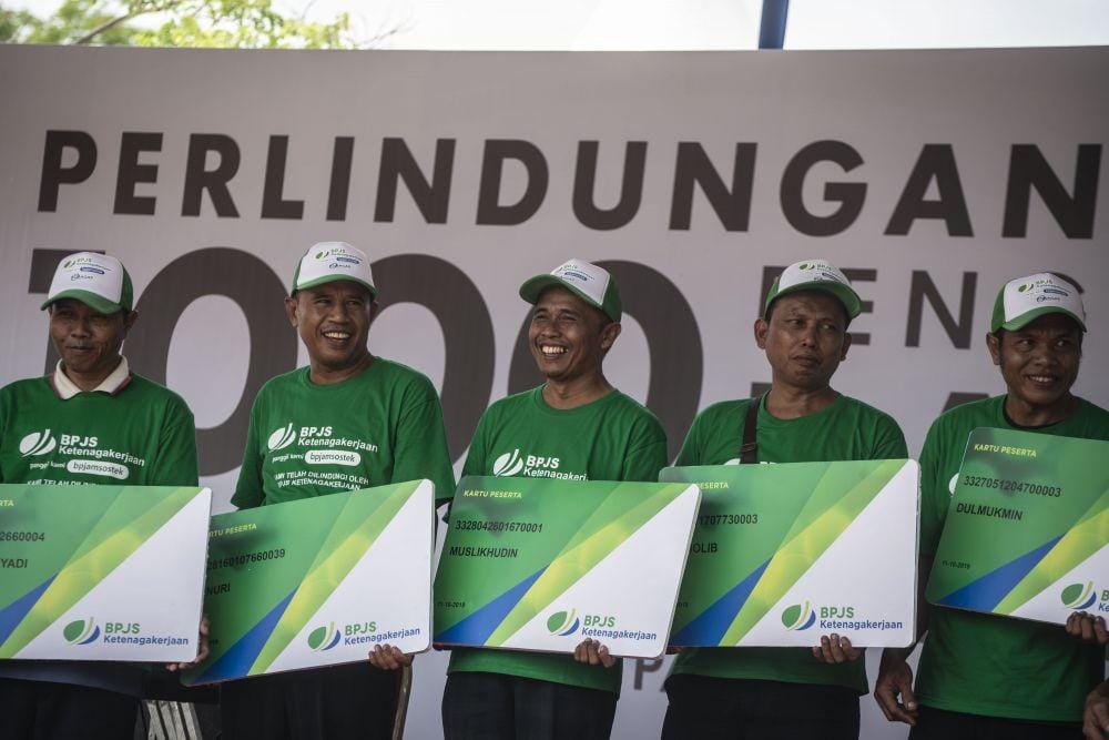 Ilustrasi BPJS Ketenagakerjaan. ANTARA FOTO/Aprillio Akbar