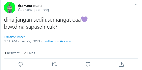 Twitter/@gosahkepolutong