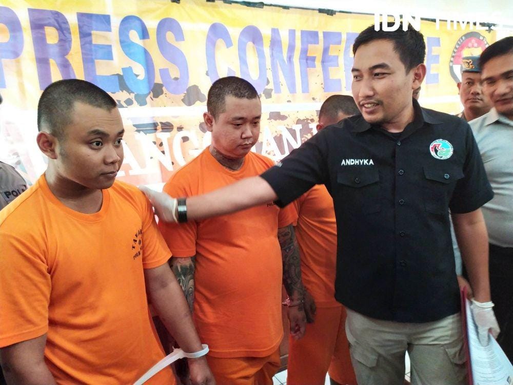 Polres Sleman amankan 4 tersangka pengedar obat keras. IDN Times/Siti Umaiyah