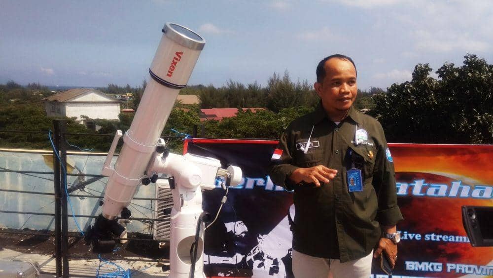 Kepala Stasiun Geofisika Klas III Aceh Besar, Djati Cipto Kuncoro (IDN Times/Saifullah)