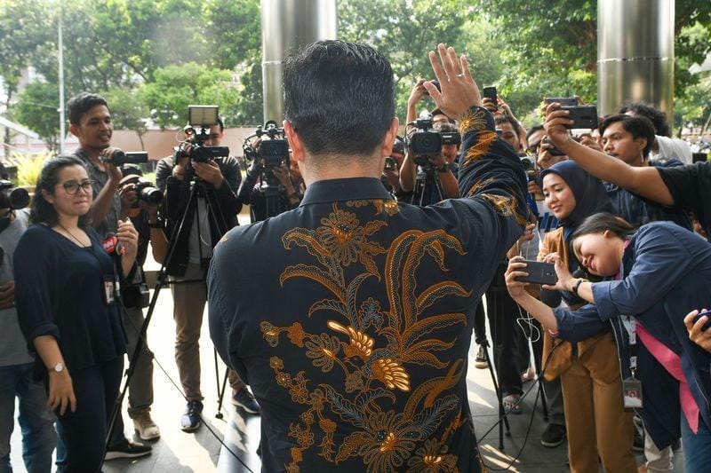 (Febri Diansyah mundur sebagai juru bicara KPK) ANTARA FOTO/M. Risyal Hidayat