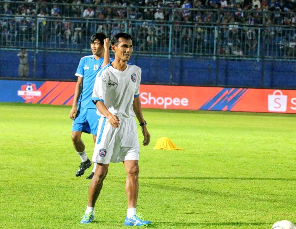 Siswantoro tak lagi menjadi asisten pelatih Arema FC musim depan. IDN Times/ Alfi Ramadana