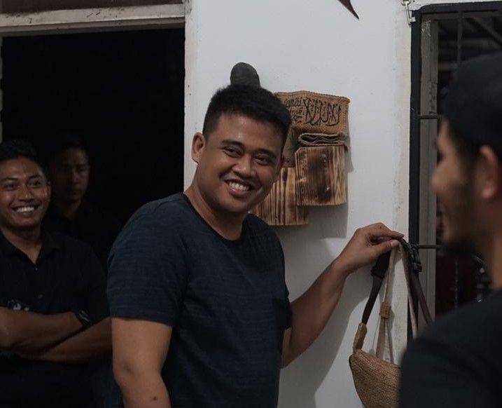 Bobby Nasution kunjungi gerai Goniku Nature (Dok. IDN Times)