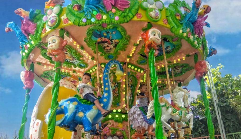 Wahana permainan untuk anak-anak di Maharani Zoo Lamongan. IDN Times/Istimewa