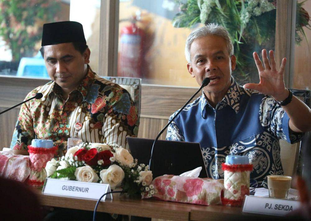Gubernur Jawa Tengah, Ganjar Pranowo (kanan). Dok. Humas Pemprov Jateng