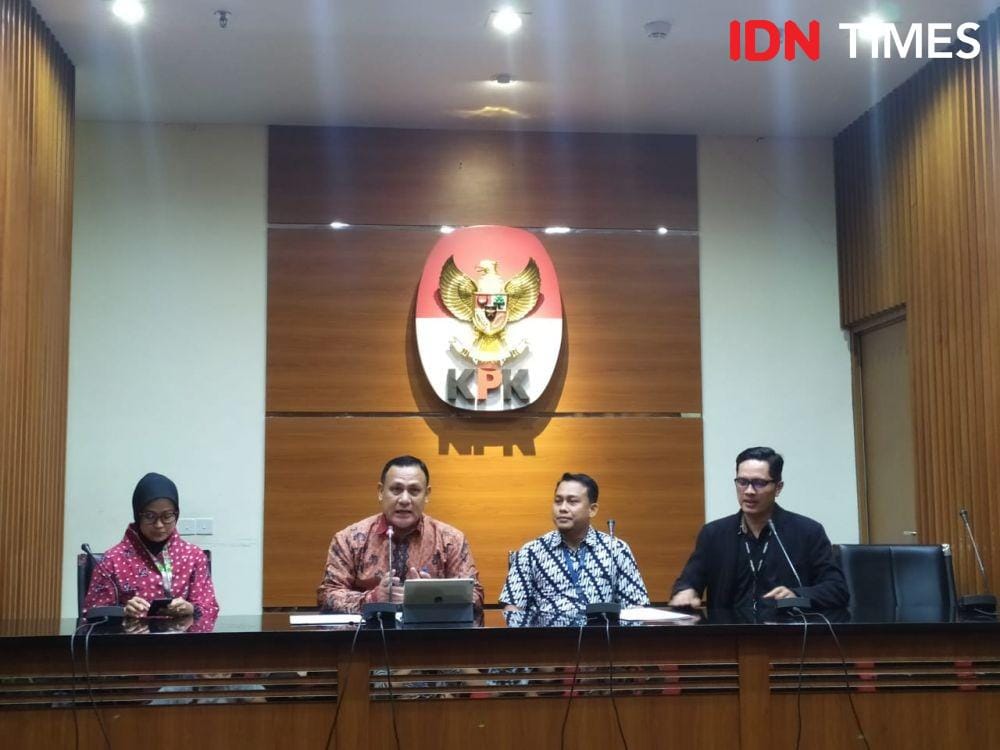 Firli mengumumkan dua jubir baru KPK (IDN Times/Aldzah Fatimah Aditya)