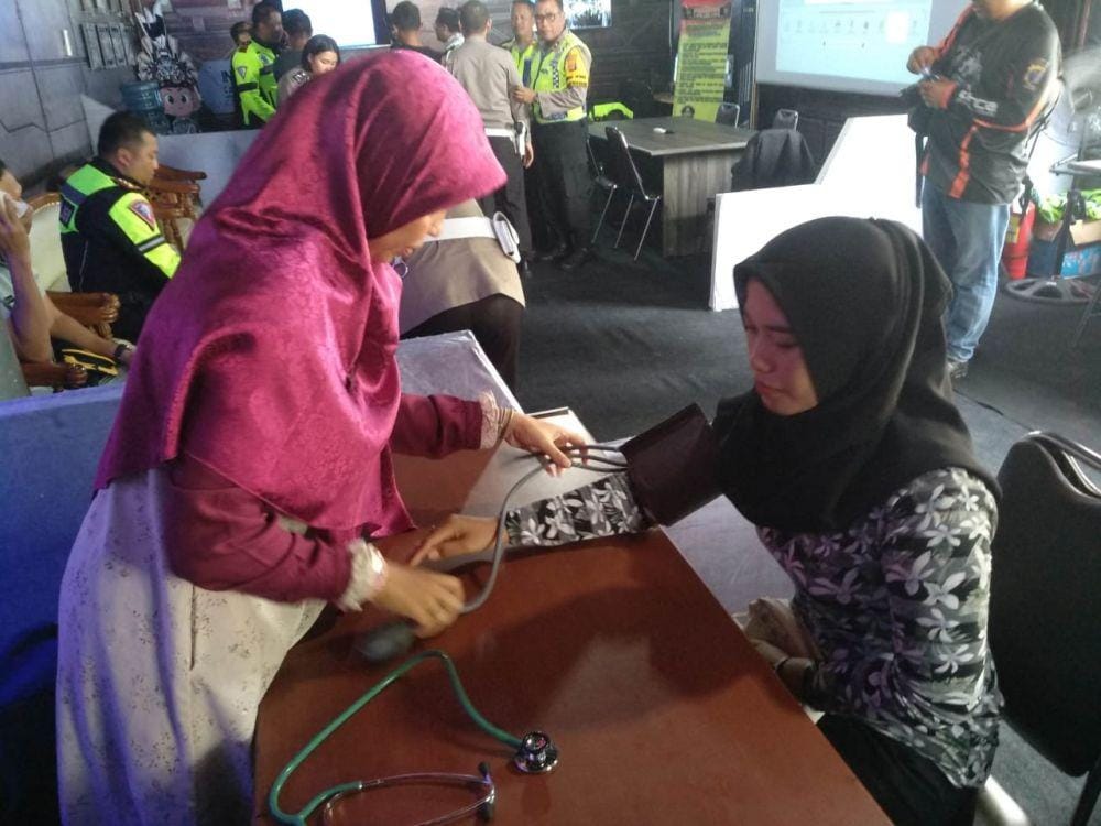 Pemeriksaan pengunjung di Pos Pelayanan (Dok.IDN Times/Istimewa)