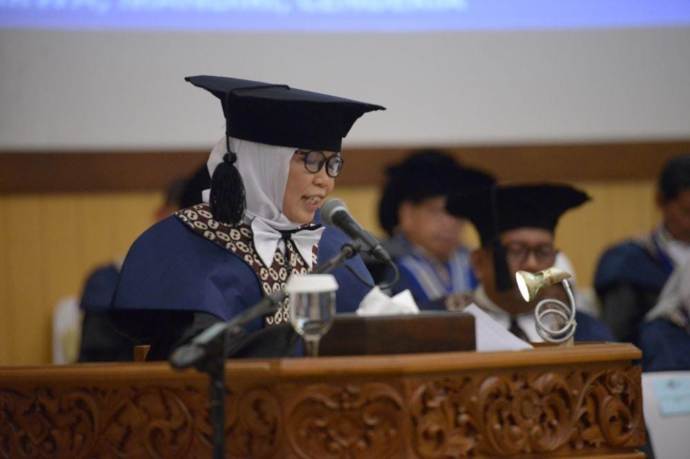 Pengukuhan Prof. Dr. Heri Retnawati, Guru Besar Universitas Negeri Yogyakarta (UNY). Dok. Humas UNY