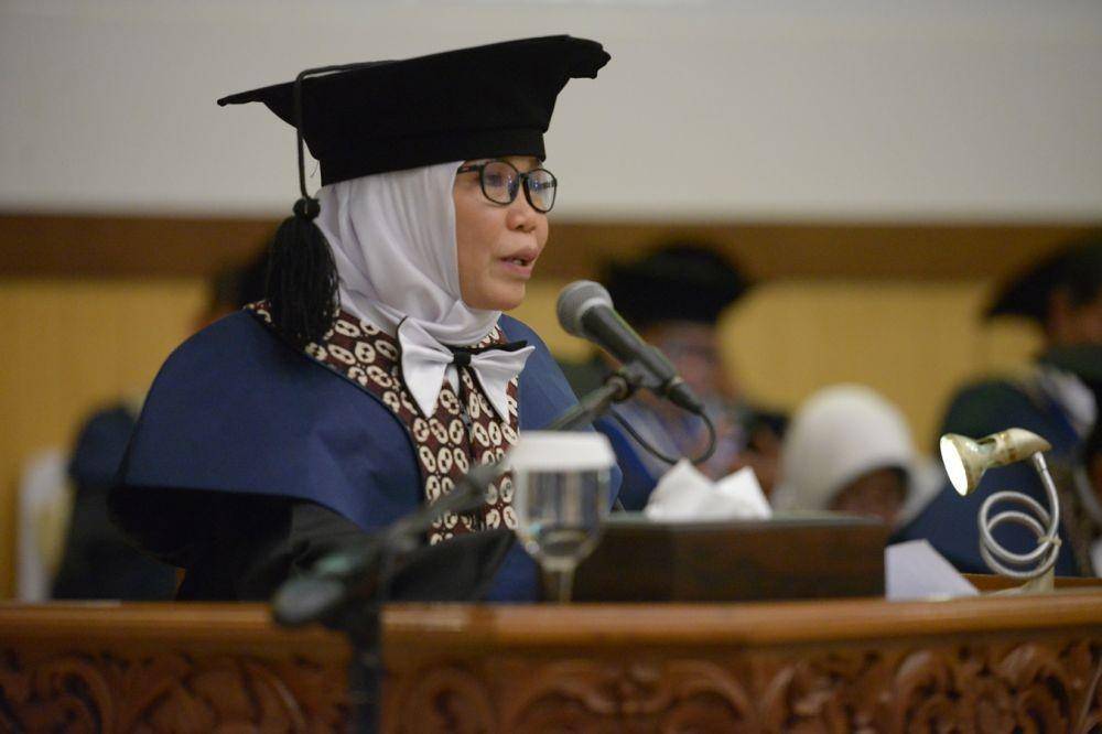 Pengukuhan Prof. Dr. Heri Retnawati, Guru Besar Universitas Negeri Yogyakarta (UNY). Dok. Humas UNY