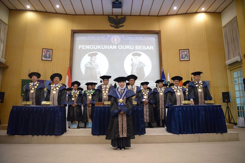 Pengukuhan Prof. Dr. Heri Retnawati, Guru Besar Universitas Negeri Yogyakarta (UNY). Dok. Humas UNY