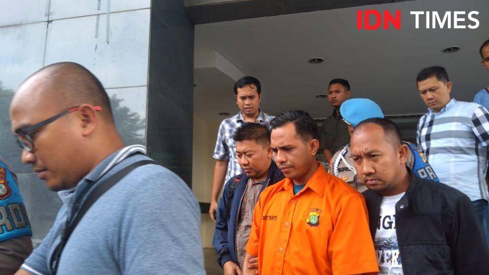 (Salah satu tersangka kasus Novel Baswedan RM ditahan oleh Polri) IDN Times/Lia Hutasoit