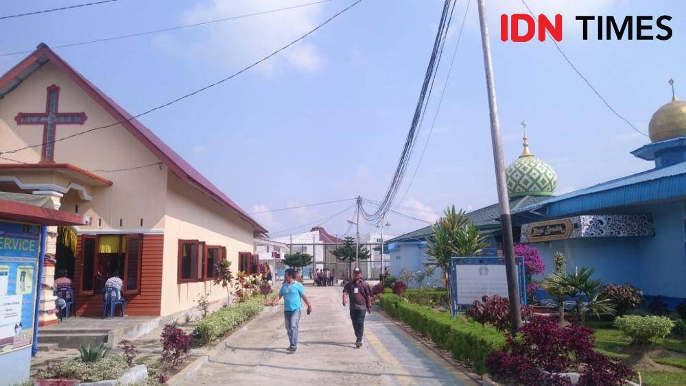 Gereja dan masjid di dalam Lapas Klas II A Pematangsiantar yang didirikan dari hasil dana patungan pegawai (IDN Times/Patiar Manurung)